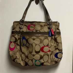 Coach pre-owned multicolor bag